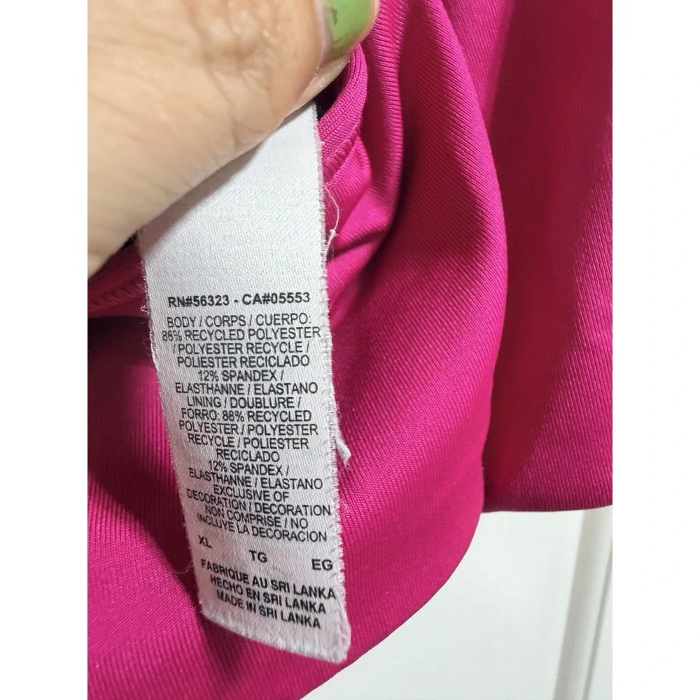 Nike Sports Bra Womens XL Pink Pullover Gym Fitness Yoga Activewear